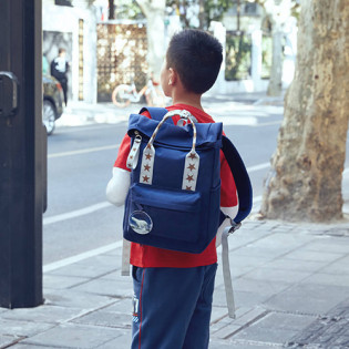 Xiaoyang curling fun casual backpack Pink